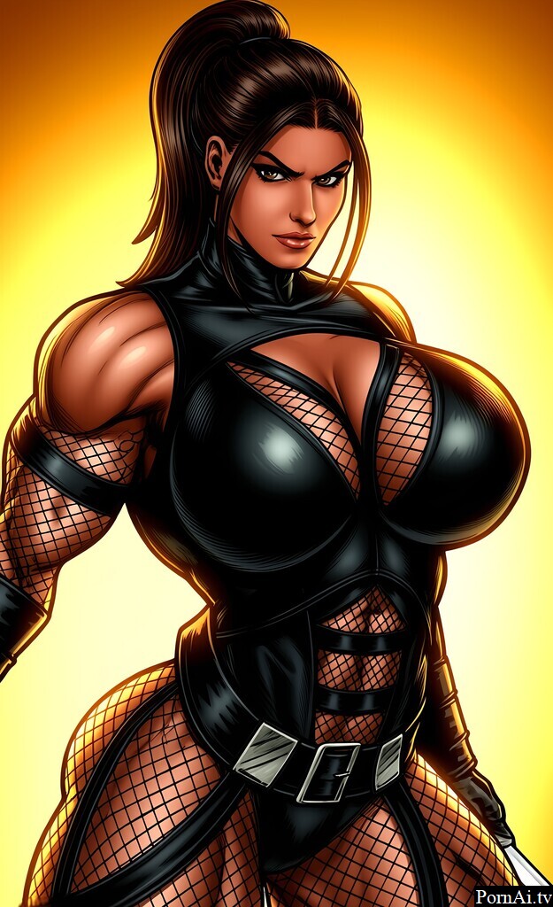 Porn AI woman fishnet 20 1765389834472641