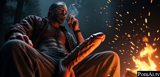 Porn AI man lumberjack 50 1766167644473553