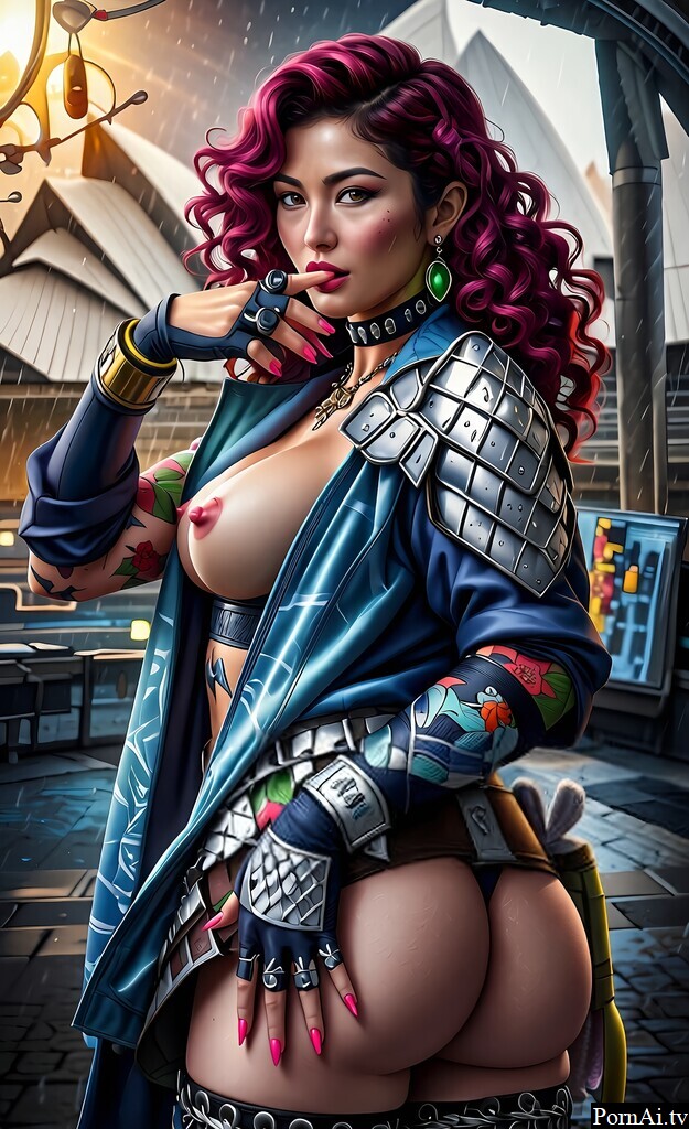 Porn AI woman bathrobe 20 1777571661486519